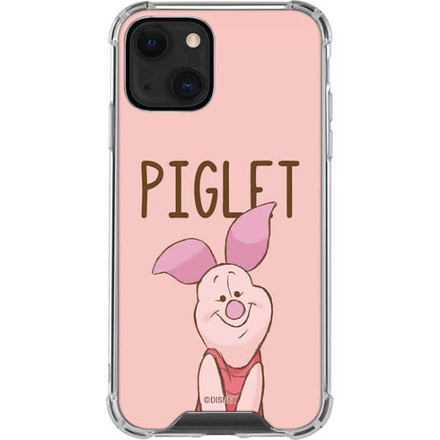 Disney Winnie the Pooh Piglet Portrait iPhone 14 Plus Clear Case
