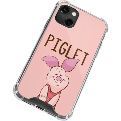 Disney Winnie the Pooh Piglet Portrait iPhone 14 Plus Clear Case