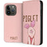 Disney Winnie the Pooh Piglet Portrait iPhone 14 Pro Folio Case