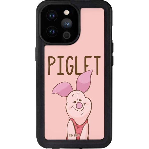 Disney Winnie the Pooh Piglet Portrait iPhone 14 Pro Max Waterproof Case