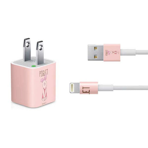 Disney Winnie the Pooh Piglet Portrait iPhone Charger (5W USB) Skin