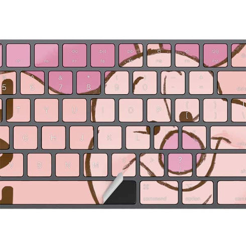 Disney Winnie the Pooh Piglet Portrait Magic Keyboard with Numeric Keypad Skin