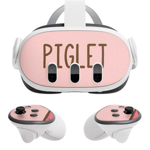 Disney Winnie the Pooh Piglet Portrait Meta Quest 3 Skin