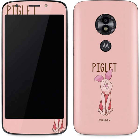 Disney Winnie the Pooh Piglet Portrait Moto E5 Play Skin