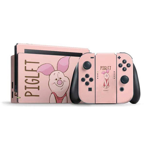 Disney Winnie the Pooh Piglet Portrait Nintendo Switch Bundle Skin
