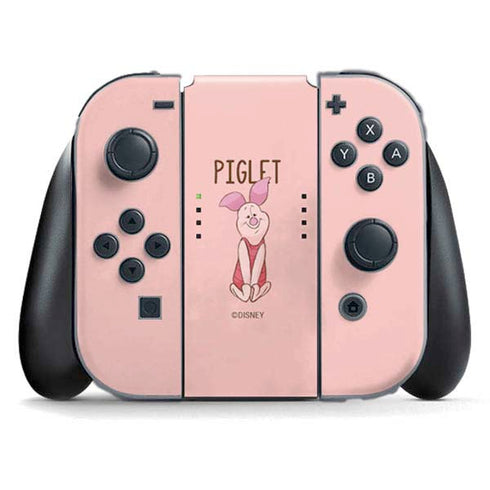 Disney Winnie the Pooh Piglet Portrait Nintendo Switch (2017-2021) Joy-Con Controller Skin