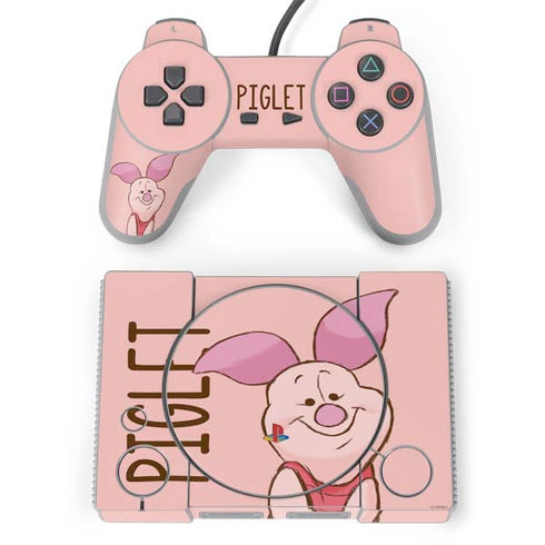 Disney Winnie the Pooh Piglet Portrait PlayStation Classic Bundle Skin