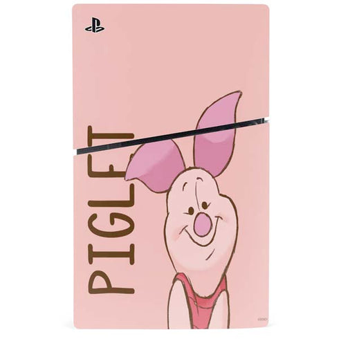 Disney Winnie the Pooh Piglet Portrait PS5 Slim Digital Edition Bundle Skin