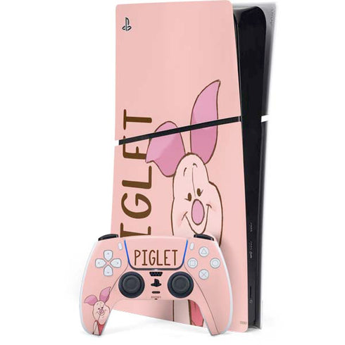 Disney Winnie the Pooh Piglet Portrait PS5 Slim Digital Edition Console Skin