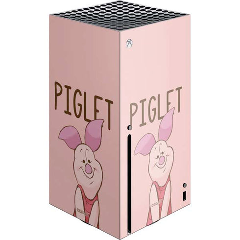 Disney Winnie the Pooh Piglet Portrait Xbox Series X Console Skin