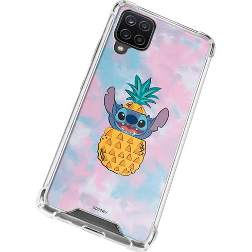 Disney Lilo and Stitch Pineapple Stitch Galaxy A12 Clear Case