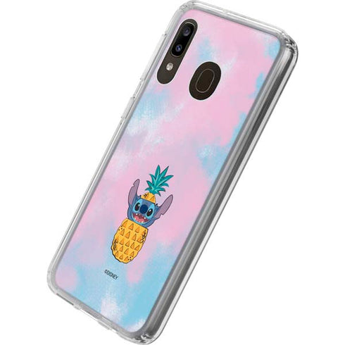 Disney Lilo and Stitch Pineapple Stitch Galaxy A20 Clear Case
