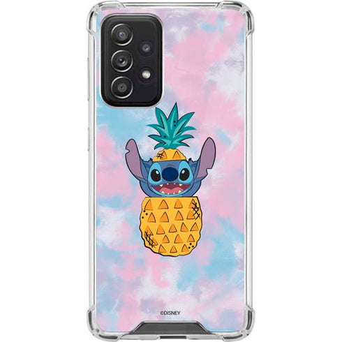 Disney Lilo and Stitch Pineapple Stitch Galaxy A52 5G Clear Case