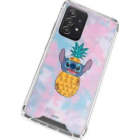 Disney Lilo and Stitch Pineapple Stitch Galaxy A52 5G Clear Case
