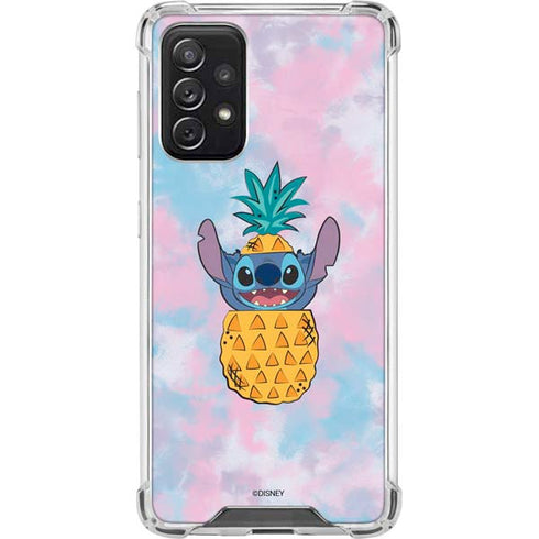 Disney Lilo and Stitch Pineapple Stitch Galaxy A72 5G Clear Case