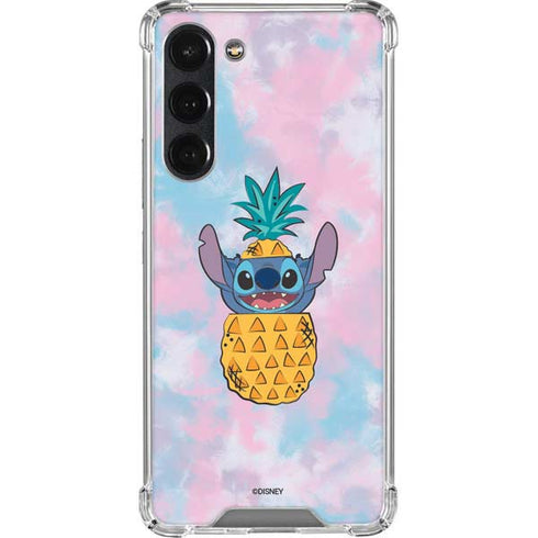 Disney Lilo and Stitch Pineapple Stitch Galaxy S23 Plus Clear Case