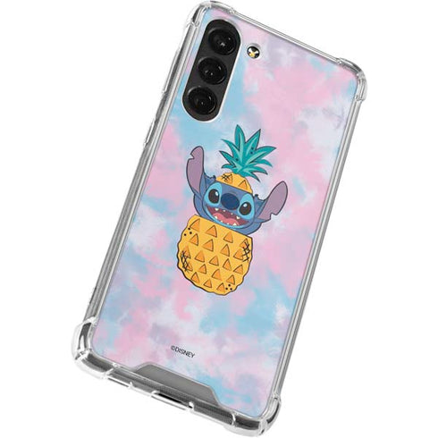 Disney Lilo and Stitch Pineapple Stitch Galaxy S23 Plus Clear Case
