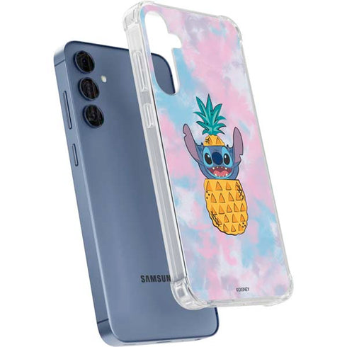 Disney Lilo and Stitch Pineapple Stitch Galaxy S24 Clear Case