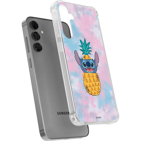 Disney Lilo and Stitch Pineapple Stitch Galaxy S24 Plus Clear Case