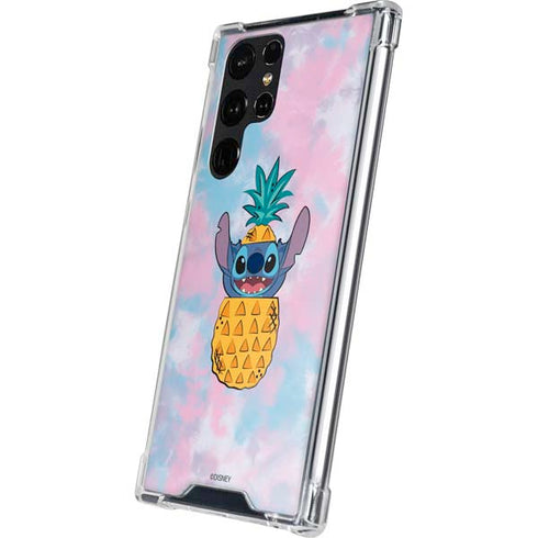Disney Lilo and Stitch Pineapple Stitch Galaxy S24 Ultra Clear Case