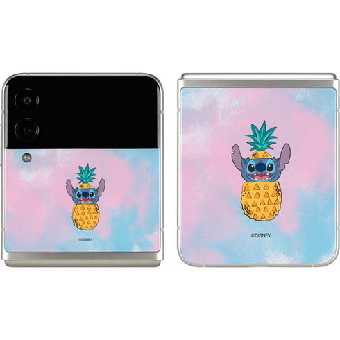 Disney Lilo and Stitch Pineapple Stitch Galaxy Z Flip3 5G Skin