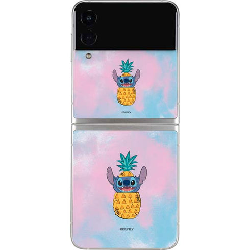Disney Lilo and Stitch Pineapple Stitch Galaxy Z Flip3 5G Skin
