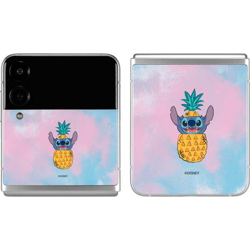 Disney Lilo and Stitch Pineapple Stitch Galaxy Z Flip4 5G Skin