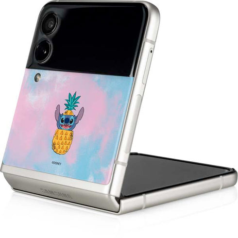 Disney Lilo and Stitch Pineapple Stitch Galaxy Z Flip4 5G Skin