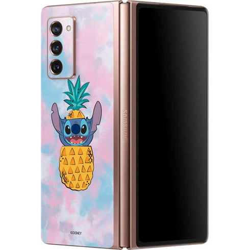 Disney Lilo and Stitch Pineapple Stitch Galaxy Z Fold2 5G Skin