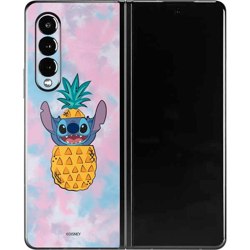 Disney Lilo and Stitch Pineapple Stitch Galaxy Z Fold3 5G Skin