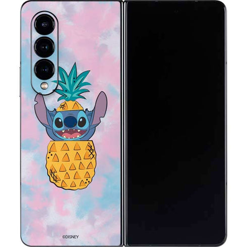 Disney Lilo and Stitch Pineapple Stitch Galaxy Z Fold4 5G Skin