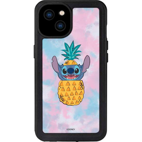 Disney Lilo and Stitch Pineapple Stitch iPhone 15 Plus Waterproof Case