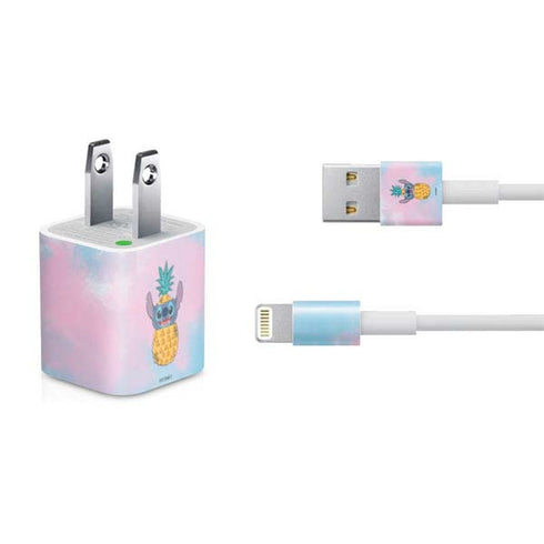 Disney Lilo and Stitch Pineapple Stitch iPhone Charger (5W USB) Skin