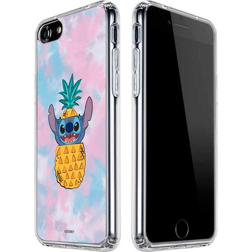Disney Lilo and Stitch Pineapple Stitch iPhone SE (2nd & 3rd Gen) Clear Case