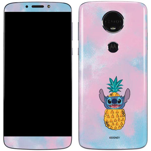 Disney Lilo and Stitch Pineapple Stitch Moto E5 Plus Skin