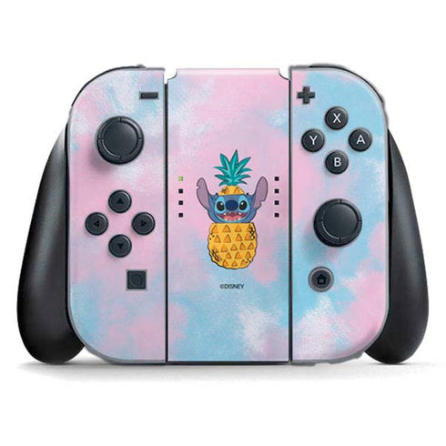 Disney Lilo and Stitch Pineapple Stitch Nintendo Switch (2017-2021) Joy-Con Controller Skin