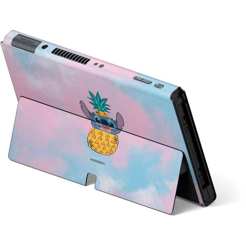 Disney Lilo and Stitch Pineapple Stitch Nintendo Switch OLED (2021) Skin