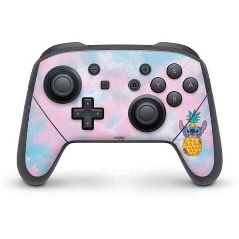 Disney Lilo and Stitch Pineapple Stitch Nintendo Switch Pro Controller Skin