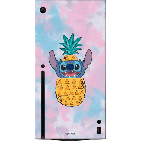 Disney Lilo and Stitch Pineapple Stitch Xbox Series X Console Skin
