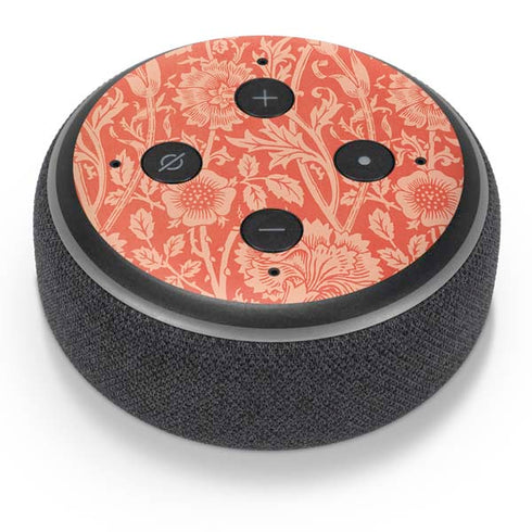 William Morris Pink & Rose Amazon Echo Dot Skin