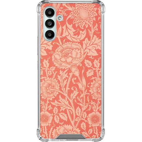 William Morris Pink & Rose Galaxy A13 5G Clear Case