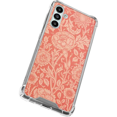 William Morris Pink & Rose Galaxy A13 5G Clear Case