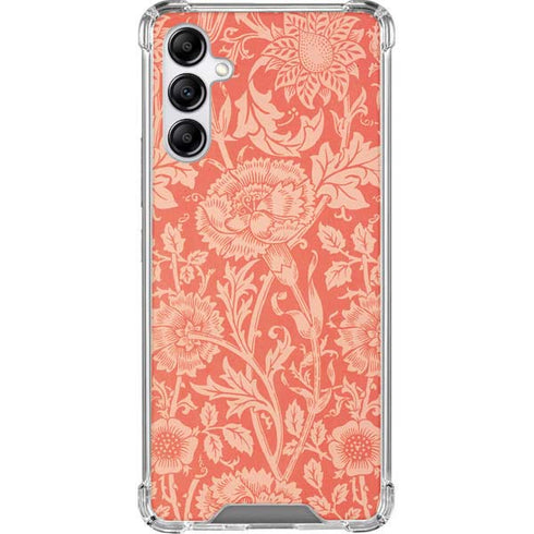 William Morris Pink & Rose Galaxy A14 5G Clear Case