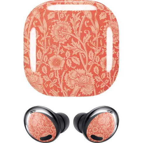 William Morris Pink & Rose Galaxy Buds Pro Skin