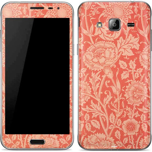 William Morris Pink & Rose Galaxy J3 Skin