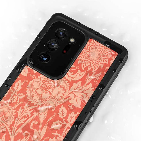 William Morris Pink & Rose Galaxy Note20 Ultra 5G Waterproof Case