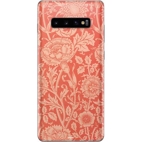 William Morris Pink & Rose Galaxy S10 Plus Skin