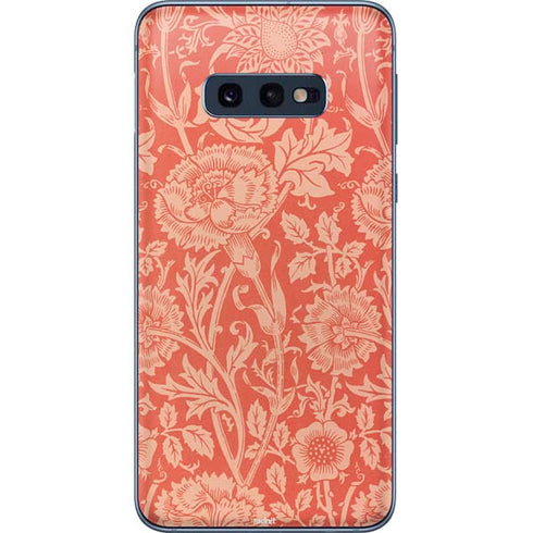 William Morris Pink & Rose Galaxy S10e Skin