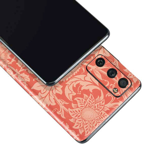 William Morris Pink & Rose Galaxy S20 Fan Edition Skin