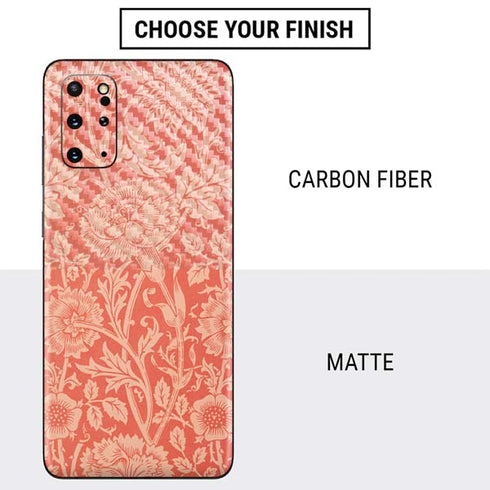 William Morris Pink & Rose Galaxy S20 Plus Skin